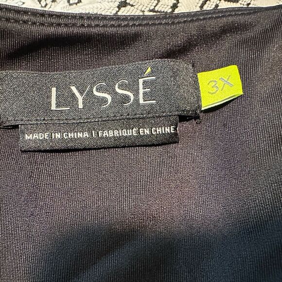 Lysse Black White Geometric Patterned skirt - 3X Plus size Skirt - Picture 4 of 4